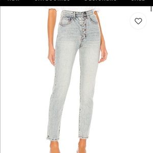 WeWoreWhat The Danielle High Rise Vintage Straight in Light Vintage